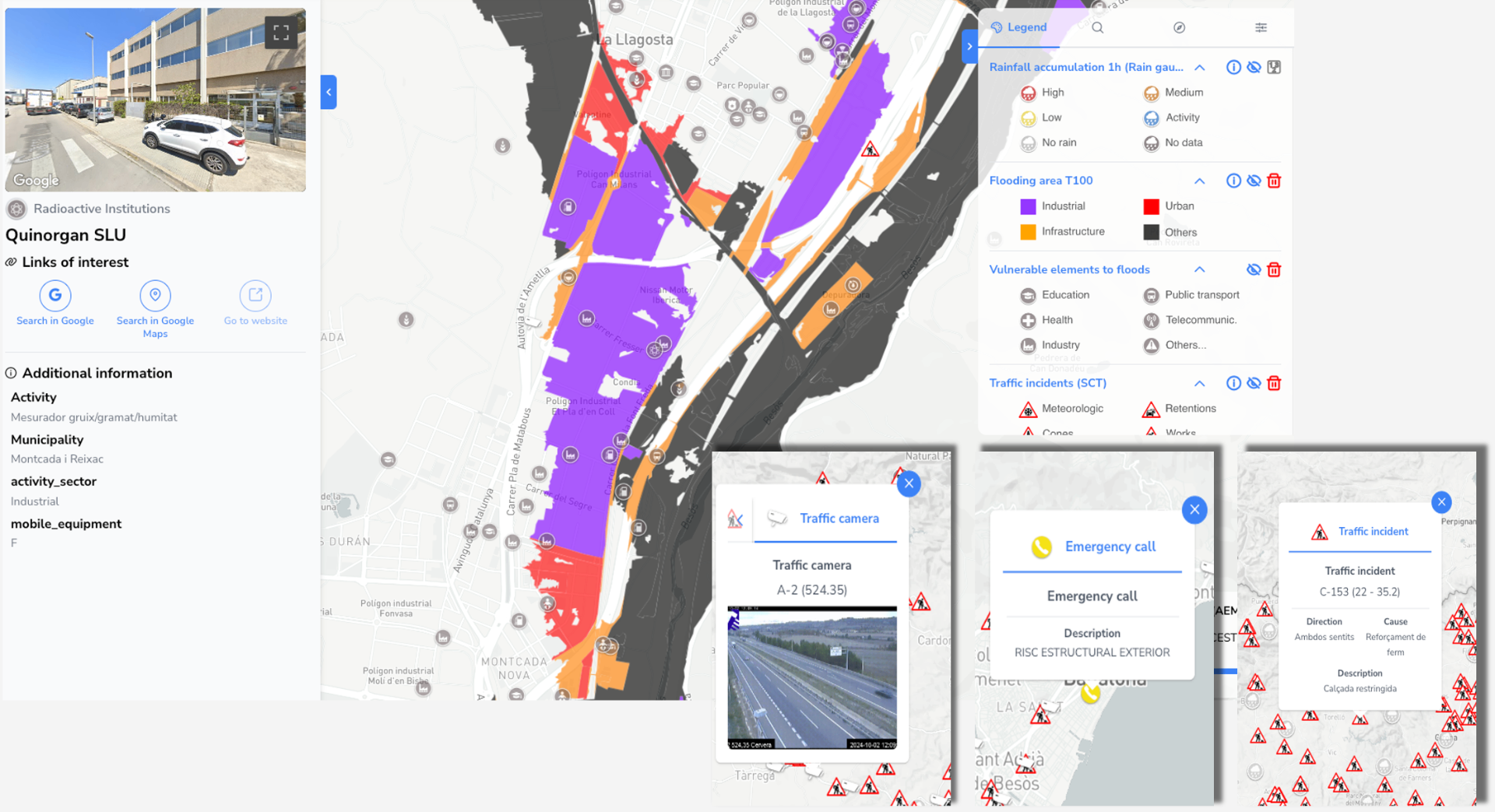 Rozhodovací systém pre krízový manažment – Risk map